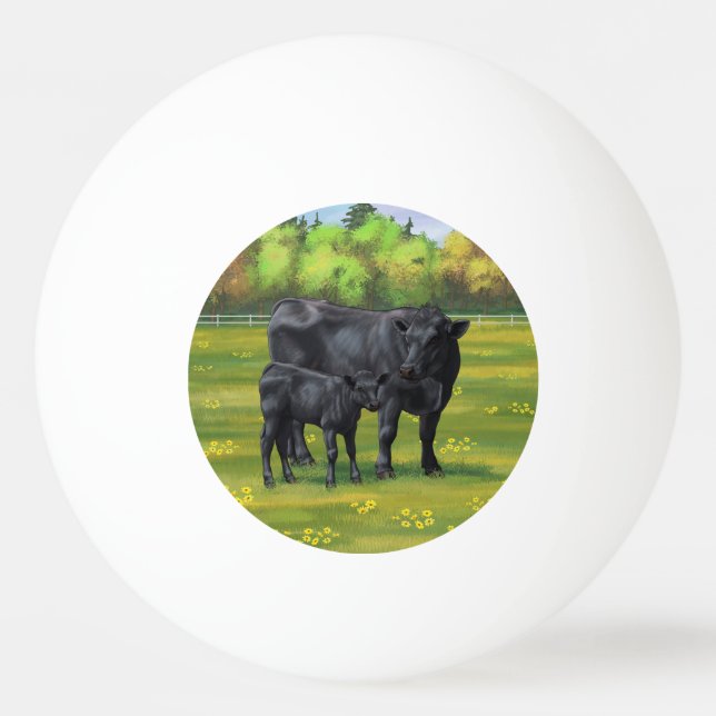 Pelota De Ping Pong Vaca negra de ángulos y ternera en salsa de verano (Anverso)