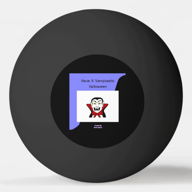 Pelota De Ping Pong Vamptastic Halloween Ping Pong Ball (Anverso)