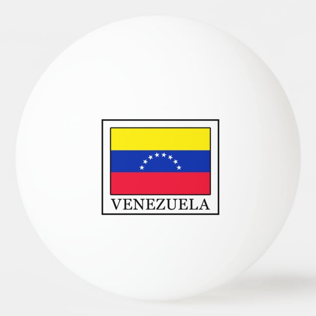 Pelota De Ping Pong Venezuela (Anverso)