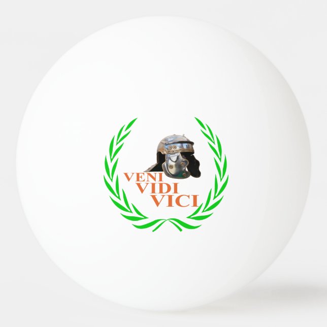 Pelota De Ping Pong Veni Vidi Vici (Anverso)