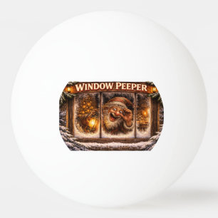 Pelota De Ping Pong Ventana Mirona Duende Islandés de Yule