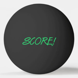 Pelota de ping pong verde negra negra de 1 estrell