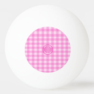 Pelota De Ping Pong Verificadores rosados con concha marina-