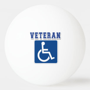 Pelota De Ping Pong Veterano discapacitado