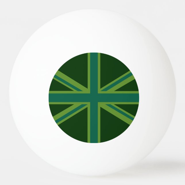Pelota De Ping Pong Vibrante Unión Verde azulada Jack (Anverso)