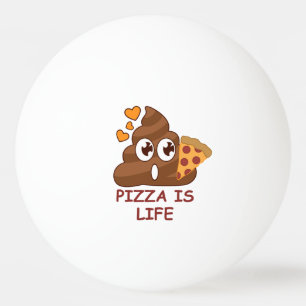 Pelota De Ping Pong Vida del impulso de la pizza
