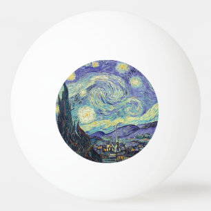 Pelota De Ping Pong Vincent Van Gogh/ La Noche Starry