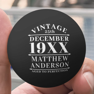 Pelota De Ping Pong Viñeta personalizada de edad avanzada a perfección