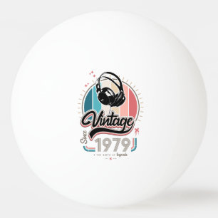 Pelota De Ping Pong Vintage desde audífonos de 1979