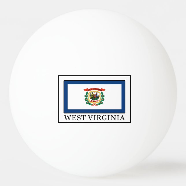 Pelota De Ping Pong Virginia Occidental (Anverso)