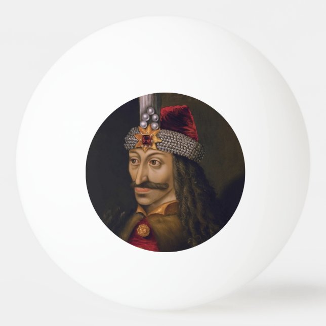 Pelota De Ping Pong Vlad Tepes: Impaler, Dracula Príncipe Voivode (Anverso)
