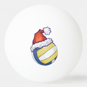 Pelota De Ping Pong Voleibol con Gorra Navidad