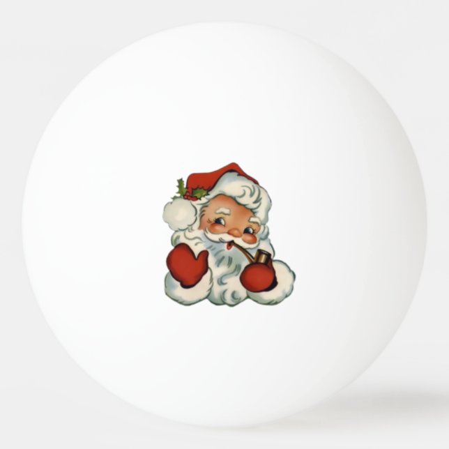 Pelota De Ping Pong Waving Santa Ping Pong Ball (Anverso)