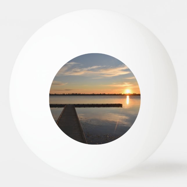 Pelota De Ping Pong Wendouree Twilight Tranquilidad Ping Pong Balls (Anverso)
