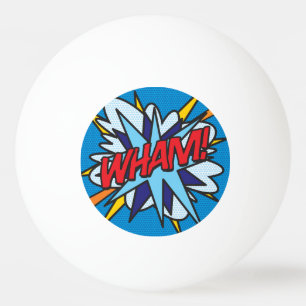 Pelota De Ping Pong WHAM Cómic Divertido Libro Genial Moderno