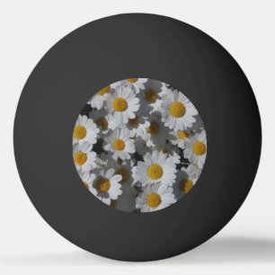Pelota De Ping Pong White Daisies