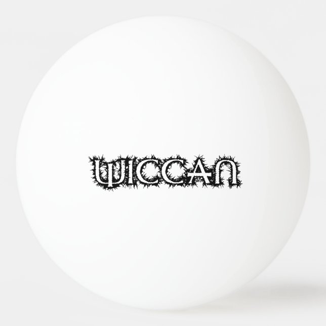 Pelota De Ping Pong Wiccan (Anverso)