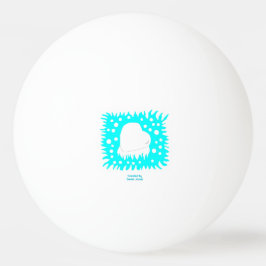 Pelota De Ping Pong Winter Snow Heart Ping Pong Ball