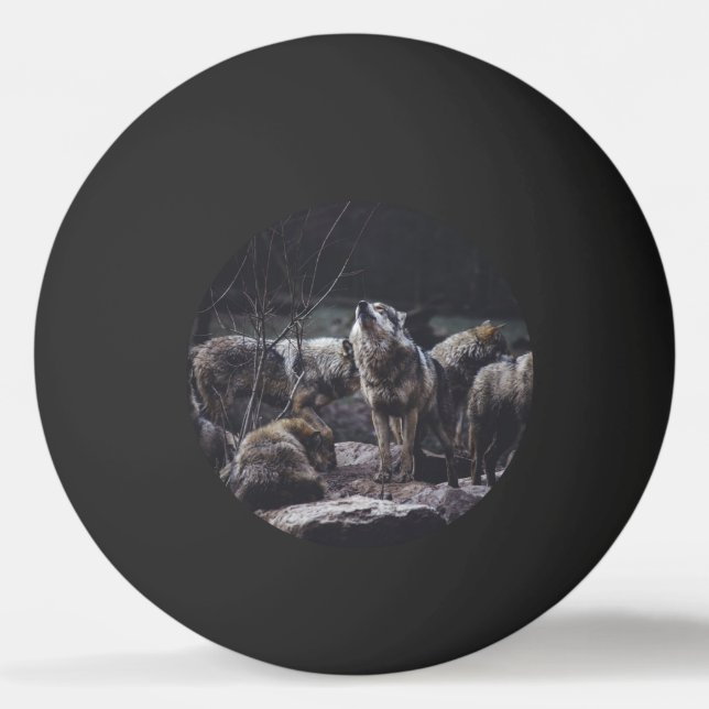 Pelota De Ping Pong Wolf Pack (Anverso)
