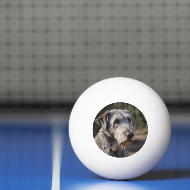 Pelota De Ping Pong Wolfhound Irlandés No Me Divirto, (Neto)