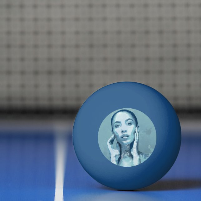 Pelota De Ping Pong "Woman in Blue" (Neto)