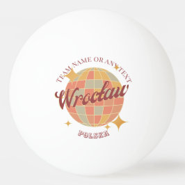 Pelota De Ping Pong Wroclaw wrocław City Polska ping