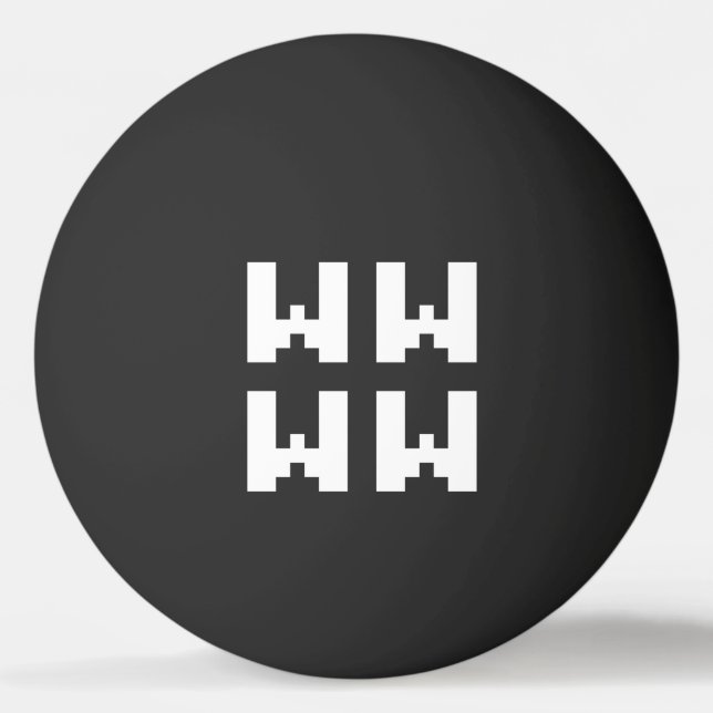 Pelota De Ping Pong WWWW | LOL jerga japonesa de Internet Ping Pong Ba (Anverso)