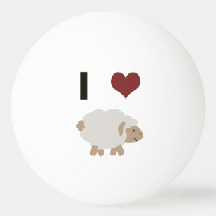 Pelota De Ping Pong Yo corazón (amor) Ewe (tú)