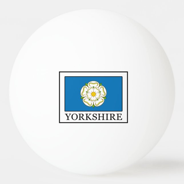 Pelota De Ping Pong Yorkshire County England (Anverso)
