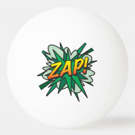 Pelota De Ping Pong ZAP Moderna Divertida Historieta