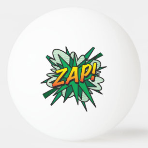 Pelota De Ping Pong ZAP Moderna Divertida Historieta