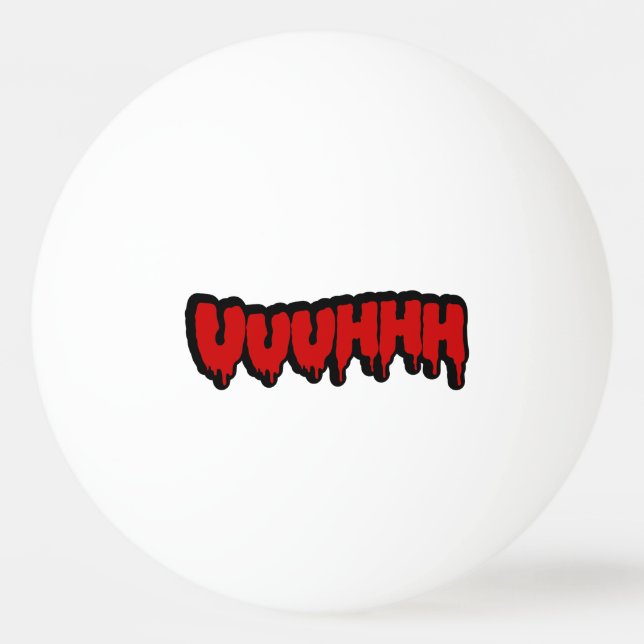 Pelota De Ping Pong Zombie Groan (Anverso)