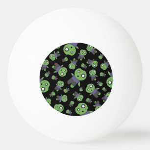 Pelota De Ping Pong Zombis negros