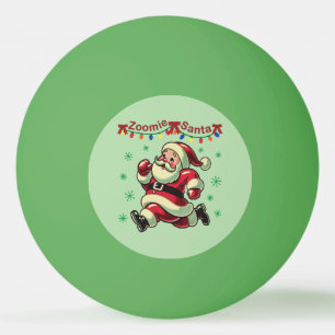Pelota De Ping Pong Zoomie Santa Navidades