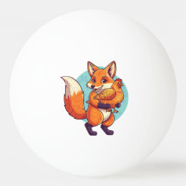 Pelota De Ping Pong Zorro rojo