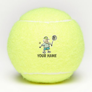 Pelota de tenis amarilla de encargo para la fiesta