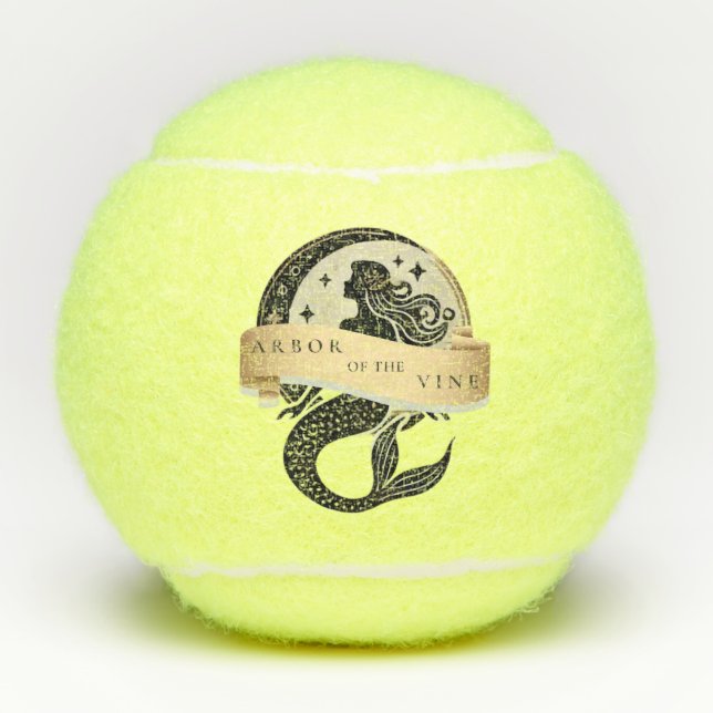 Pelota de tenis con logotipo Mermaid (Anverso)