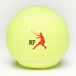 Pelota de tenis con monograma personalizado para j