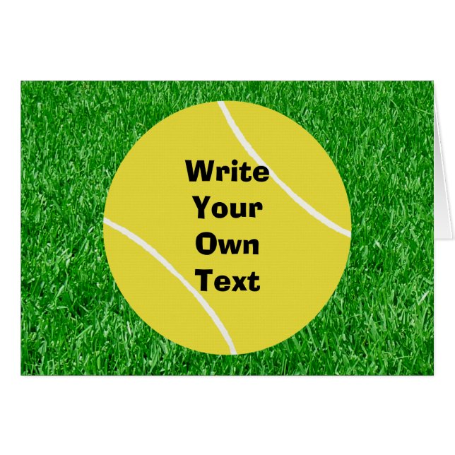 Pelota de tenis en césped (Anverso (Horizontal))