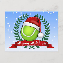 Pelota de tenis estilo navidad