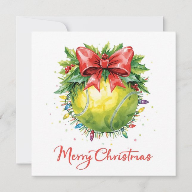 Pelota de Tenis Feliz Navidad Fiesta  (Anverso)