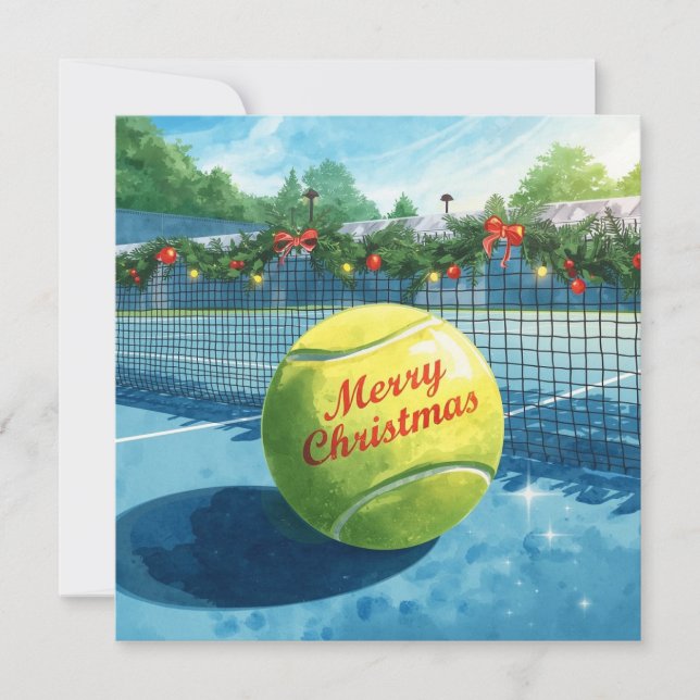 Pelota de Tenis Feliz Navidad Fiesta  (Anverso)
