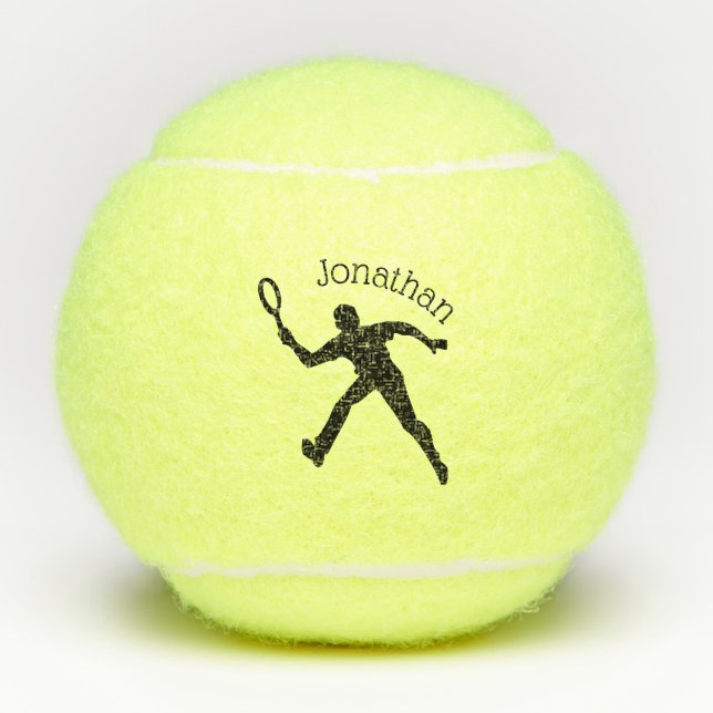 Pelota de tenis masculina personalizada (Anverso)