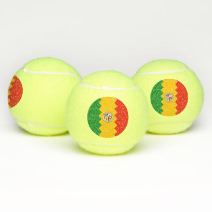 Pelota de tenis patriótica con bandera de Los Ánge
