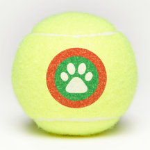 Pelota de tenis personalizada para el perro