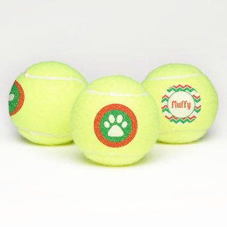 Pelota de tenis personalizada para el perro