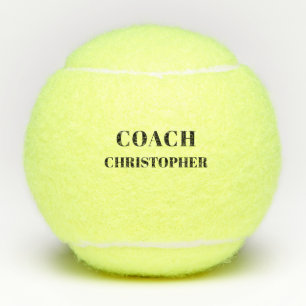 Pelota de tenis personalizada para entrenador