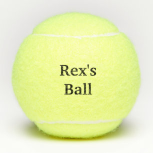 Pelota de tenis personalizada para un bebé de pela