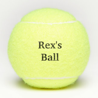 Pelota de tenis personalizada para un bebé de pela