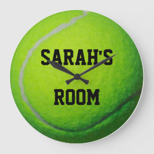Pelota de tenis personalizada Reloj de pared grand
